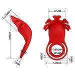 PRETTY LOVE - VIBRATION PENIS RING, Ruben, 7 vibration functions - obrazek 8