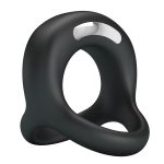 PRETTY LOVE - VIBRANT PENIS RING ELLIOTT Black, 10 vibration functions - obrazek 3