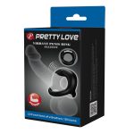 PRETTY LOVE - VIBRANT PENIS RING ELLIOTT Black, 10 vibration functions - obrazek 11