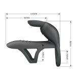 VIBRATING PENIS SLEEVE MATTY, 7 vibration functions Memory function - obrazek 9