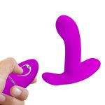 PRETTY LOVE - Geri Purple, 12 vibration functions 3 licking settings Wireless remote control - obrazek 2