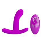 PRETTY LOVE - Geri Purple, 12 vibration functions 3 licking settings Wireless remote control - obrazek 3