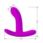PRETTY LOVE - Geri Purple, 12 vibration functions 3 licking settings Wireless remote control - obrazek 9