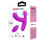 PRETTY LOVE - Geri Purple, 12 vibration functions 3 licking settings Wireless remote control - obrazek 10