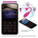 PRETTY LOVE - Fisherman Pink, 12 vibration functions Mobile APP remote control - obrazek 20