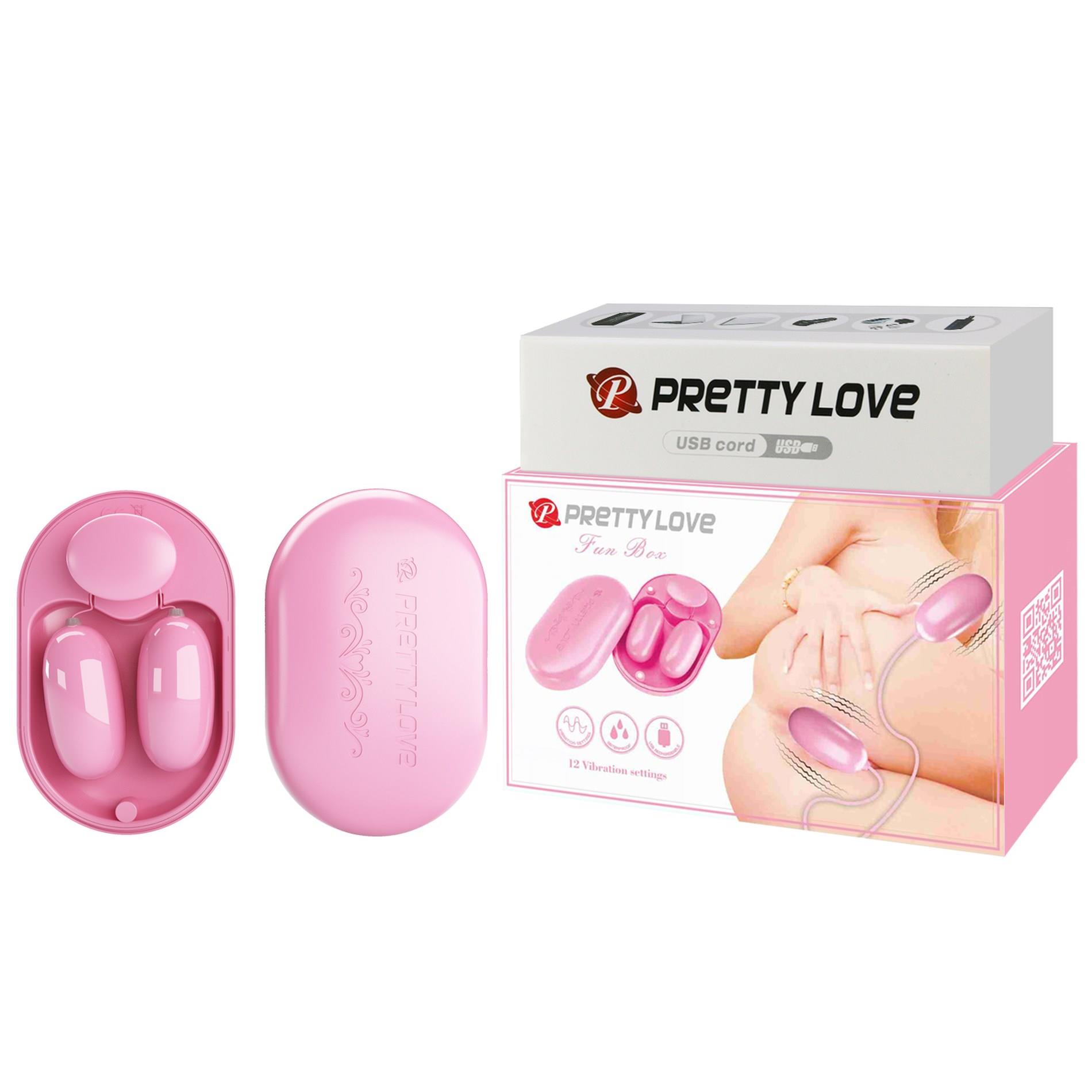 BI-300054_01 PRETTY LOVE - Fun Box Pink, 12 vibration functions - obrazek 1