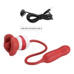 PRETTY LOVE - Ashlynn, 5 vibration functions 5 thrusting settings 5 licking settings - obrazek 5