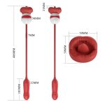 PRETTY LOVE - Ashlynn, 5 vibration functions 5 thrusting settings 5 licking settings - obrazek 6