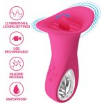 PRETTY LOVE - Clyde, 12 vibration functions 12 licking settings - obrazek 2