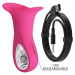 PRETTY LOVE - Clyde, 12 vibration functions 12 licking settings - obrazek 10