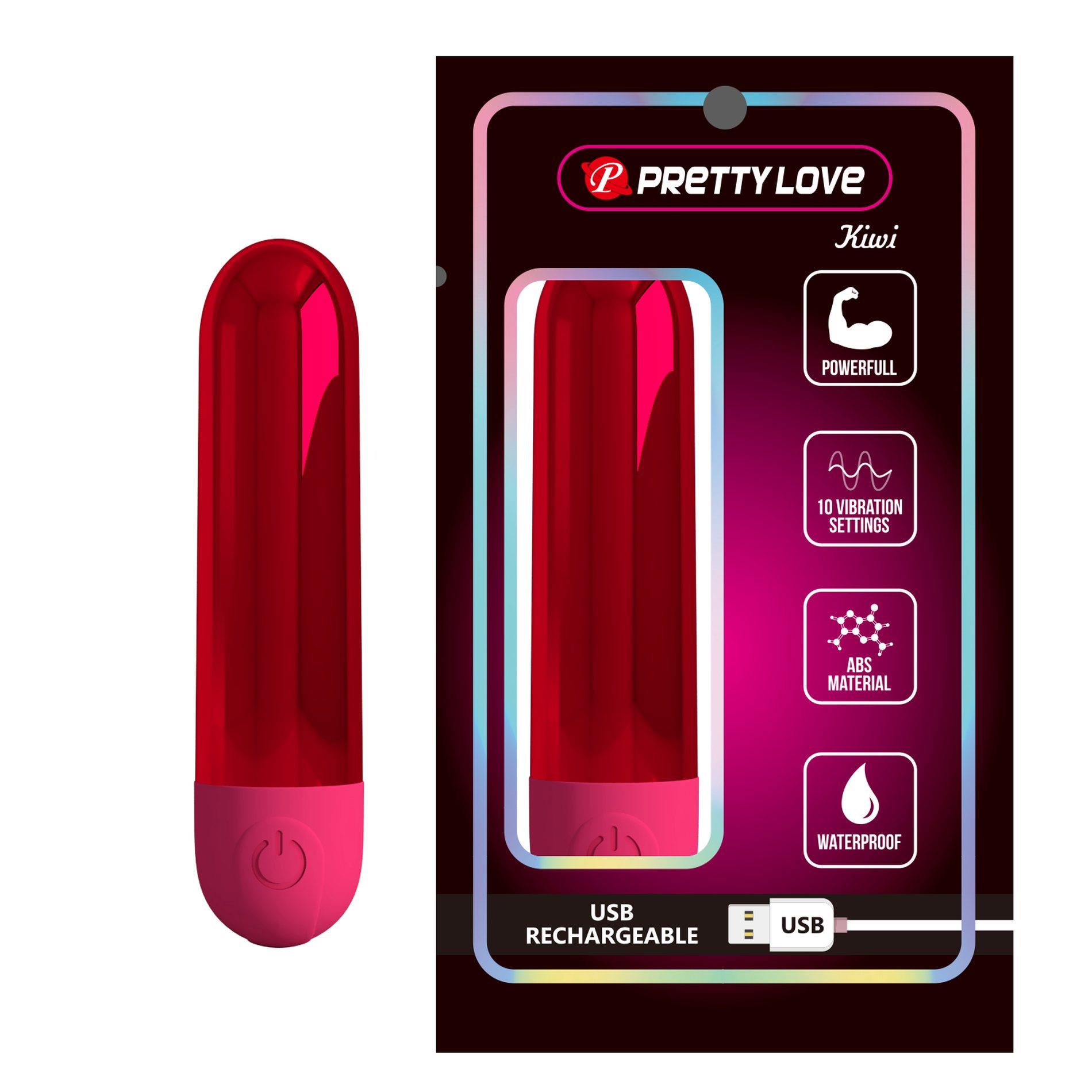 BI-300091-3_01 PRETTY LOVE - Kiwi, 10 Wibracji, ABS - obrazek 1