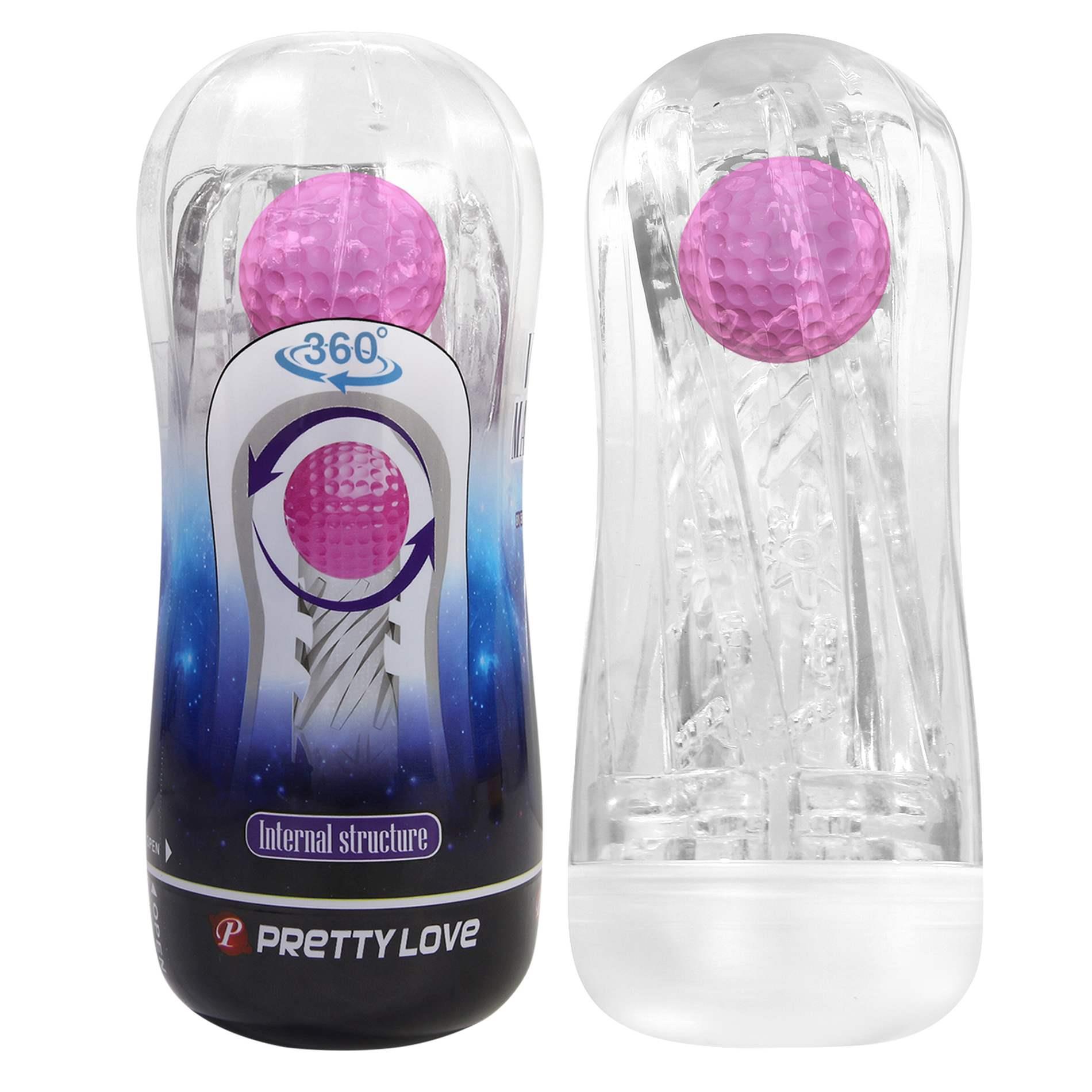 BM-00900T102_01 PRETTY LOVE - VACUM MASTURBATOR, WATERPROOF, TPE - obrazek 1