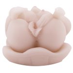 BAILE - Masturbator toy, TPR, double vibrating egg with voice, tighten,shrink 3AAA batteries - obrazek 2