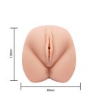 CRAZY BULL- VIOLET REALISTIC VAGINA, Vibration - obrazek 7