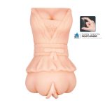 CRAZY BULL - Realistic Vagina Masturbator, Vibration Water lubricant, 3 AAA batteries - obrazek 2