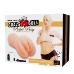 CRAZY BULL -  Realistic Pocket Pussy ,Vibration - obrazek 9