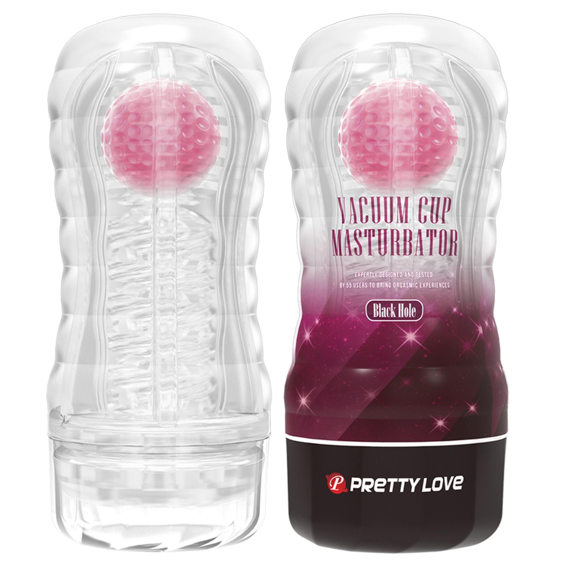 BM-009249N-1_01 PRETTY LOVE - VACUUM CUP MASTURBATOR Black Hole ABS TPR - obrazek 1