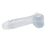 BAILE - DONG Realistic dildo ( clear/pink/purple ) - obrazek 4