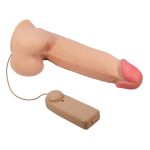 BAILE - Sliding Skin 8,5'' Flesh Vibration Bendable Suction base TPR ABS - obrazek 6
