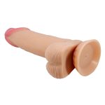 BAILE - Sliding Skin 7,6'' Flesh, Suction base Bendable TPR - obrazek 6