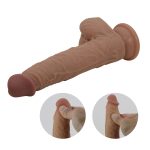 PRETTY LOVE - Jonathan 8,3'' Light Brown, 3 vibration functions Thrusting Wireless remote control - obrazek 6