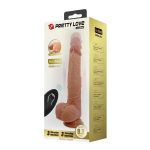 PRETTY LOVE - Jonathan 8,3'' Light Brown, 3 vibration functions Thrusting Wireless remote control - obrazek 11