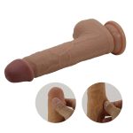 PRETTY LOVE - Tommy 8,9'' Light Brown, 3 vibration functions 3 thrusting settings Suction base Wireless remote control - obrazek 6