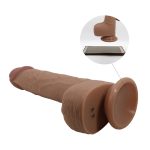 PRETTY LOVE - Tommy 8,9'' Light Brown, 3 vibration functions 3 thrusting settings Suction base Wireless remote control - obrazek 7