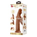 PRETTY LOVE - SHARIFE 10"(254mm) Sliding Skin Series TPR, Suction base Bendable - obrazek 9