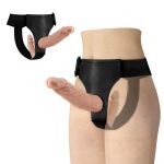 BAILE -STRAP ON DOUBLE DILDOS, 7.1''+5.9'' - obrazek 2