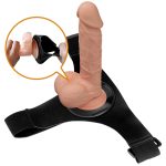 PRETTY LOVE - HARNESS BRIEFS Jerry Universal Strap-On Harness 7,6'' Dildo Flesh - obrazek 6