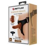 PRETTY LOVE - HARNESS BRIEFS- Micheal, Universal Strap-On, 7.0'' Dildo - obrazek 10