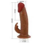 PRETTY LOVE - Marion, Universal Strap-On Harness, Dildo 7.4''TPR, multi-speed vibration - obrazek 10