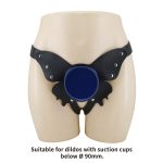 Pretty Love Caldric II Black & Blue Universal Harness Briefs - obrazek 4