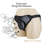 Pretty Love Fogg II Black Universal Harness Briefs - obrazek 3