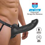 Pretty Love Landon Hollow Strap-On Harness Dildo - obrazek 3
