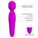PRETTY LOVE - CURTIS fioletowy 7 VIBRATION USB - obrazek 7