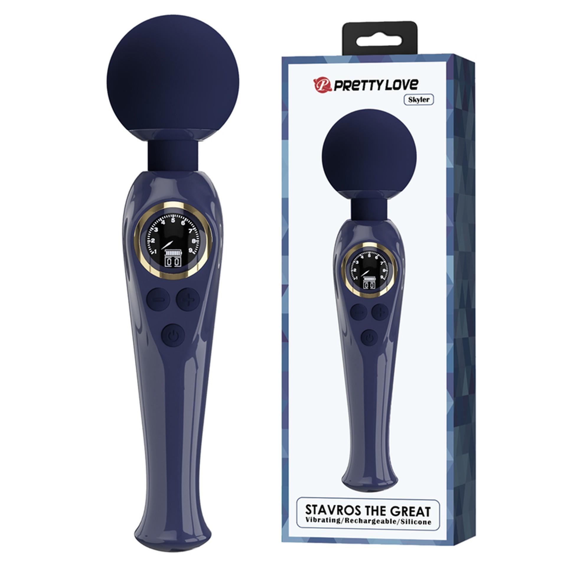 BW-055016LED-1_01 PRETTY LOVE - Skyler Blue, 10 vibration functions 9 speed levels - obrazek 1