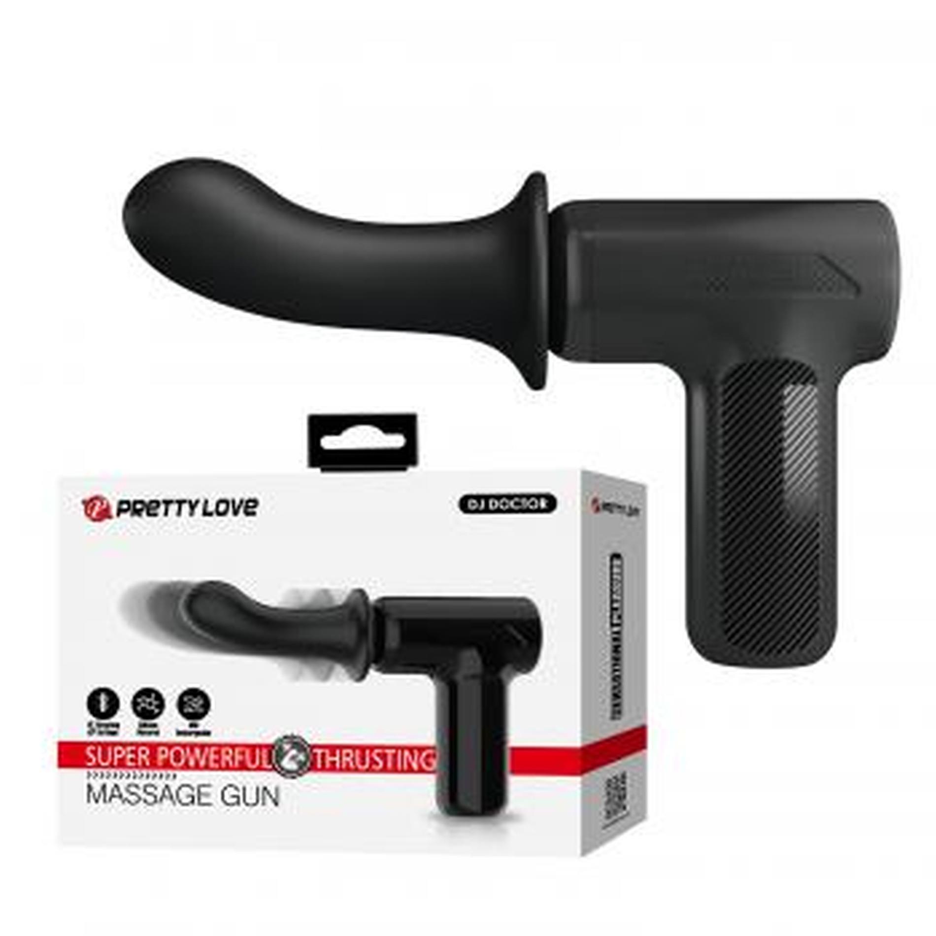BW-055029_01 PRETTY LOVE - Dj Doctor, Massage Gun, Silicone ABS - obrazek 1