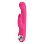 PRETTY LOVE - Lamar dark Pink, 10 vibration functions 9 speed levels - obrazek 4