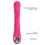PRETTY LOVE - Lamar dark Pink, 10 vibration functions 9 speed levels - obrazek 9
