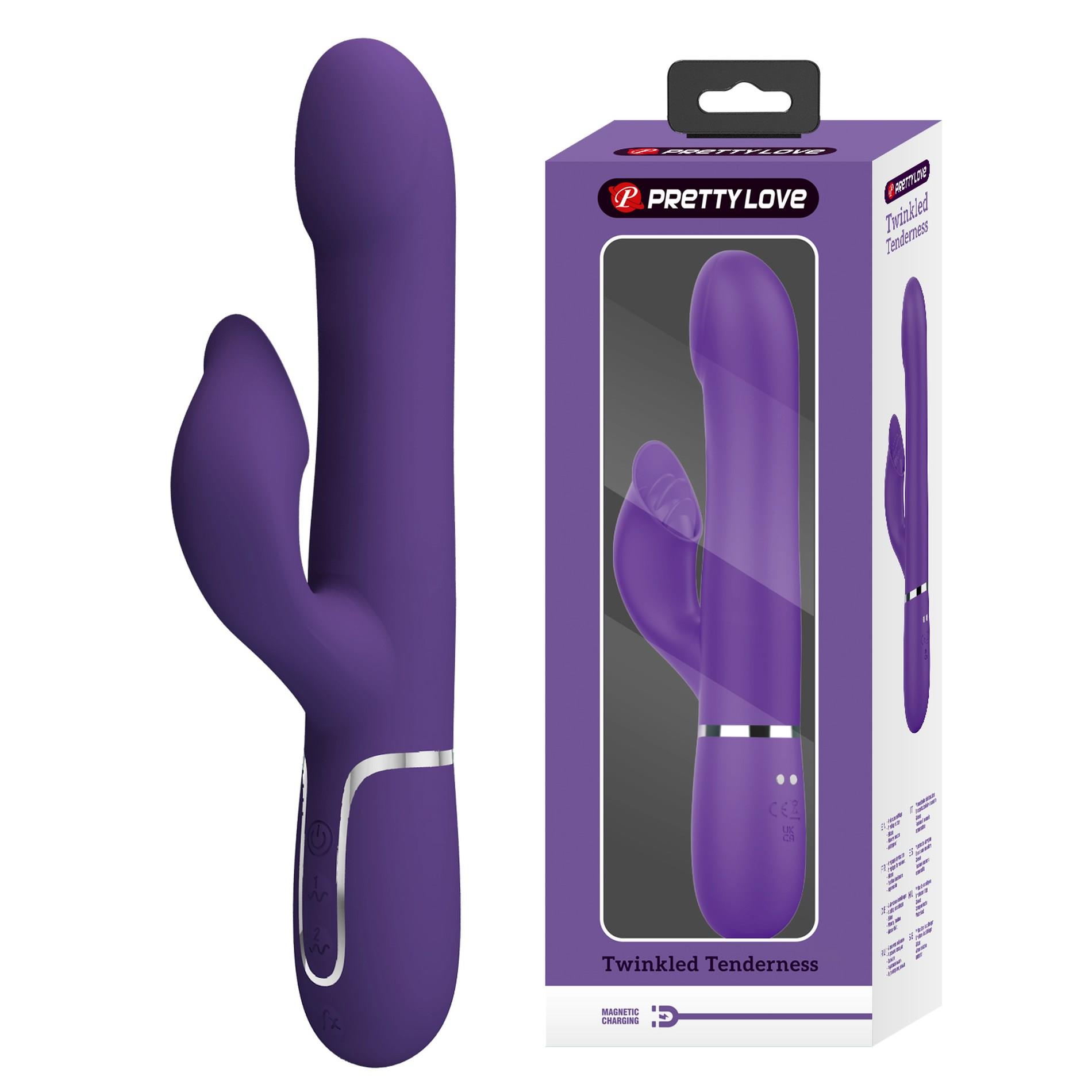 BW-500012-2_01 PRETTY LOVE - Falin dark Purple, 7 vibration functions 4 rolling functions Memory function - obrazek 1
