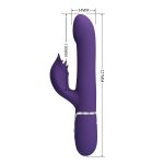 PRETTY LOVE - Falin dark Purple, 7 vibration functions 4 rolling functions Memory function - obrazek 9