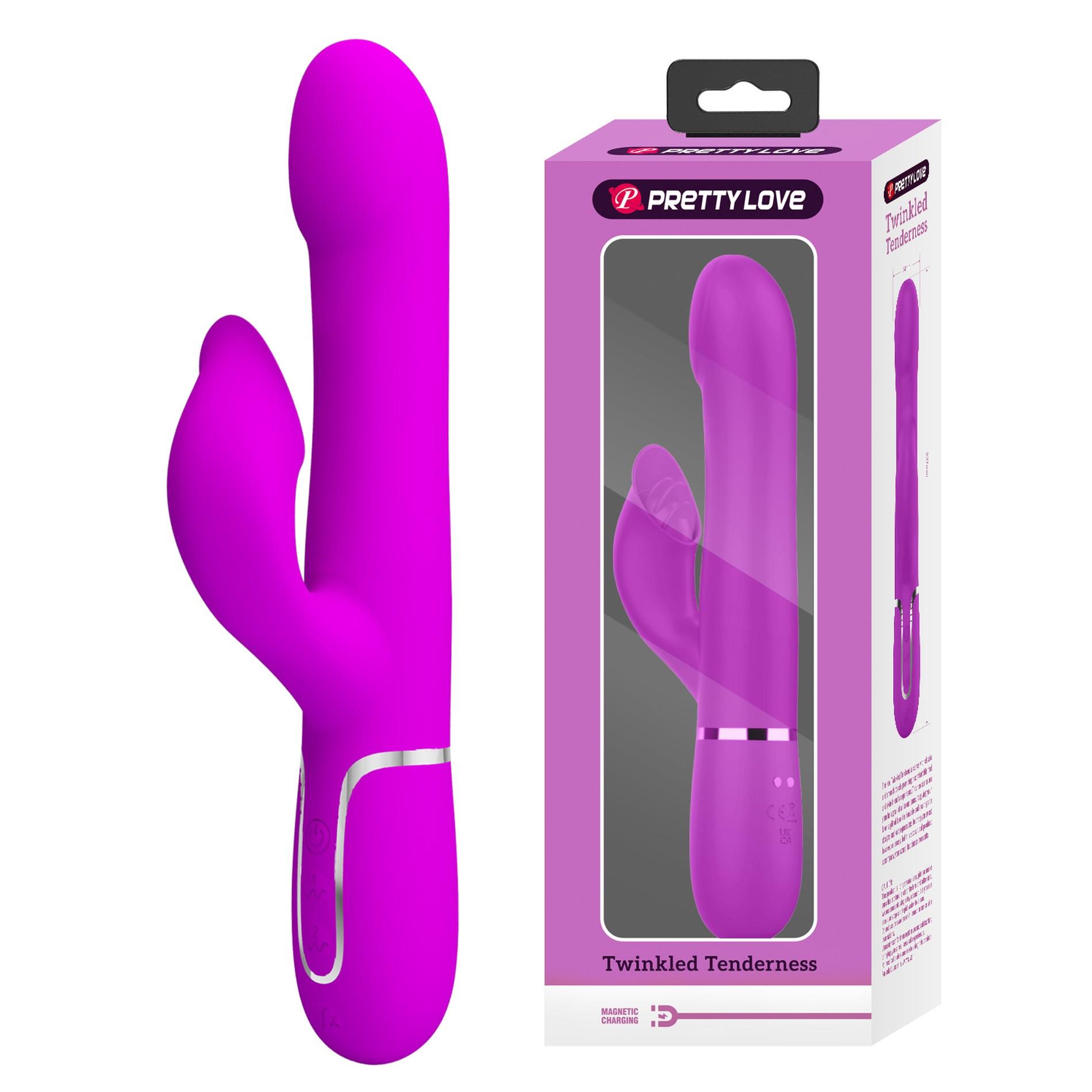 BW-500012_01 PRETTY LOVE - Twinkled Tenderness Purple, 7 vibration functions 4 rolling functions Memory function - obrazek 1