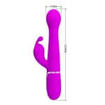 PRETTY LOVE - Dejon Twinkled Tenderness Purple, 7 vibration functions 4 thrusting settings 4 rotation functions - obrazek 9