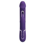 PRETTY LOVE - Kampas dark Purple, 7 vibration functions 4 licking settings - obrazek 4