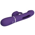 PRETTY LOVE - Kampas dark Purple, 7 vibration functions 4 licking settings - obrazek 8
