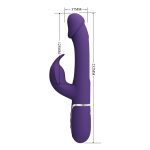 PRETTY LOVE - Kampas dark Purple, 7 vibration functions 4 licking settings - obrazek 9