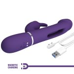 PRETTY LOVE - Kampas dark Purple, 7 vibration functions 4 licking settings - obrazek 11