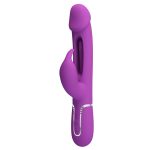 PRETTY LOVE - Kampas Purple, 7 vibration functions 4 licking settings - obrazek 3
